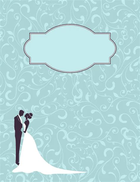 Wedding Binder Cover Template 10