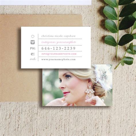 Wedding Business Card Template