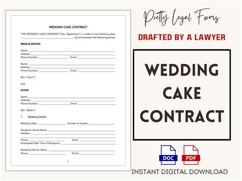 Wedding Cake Contract