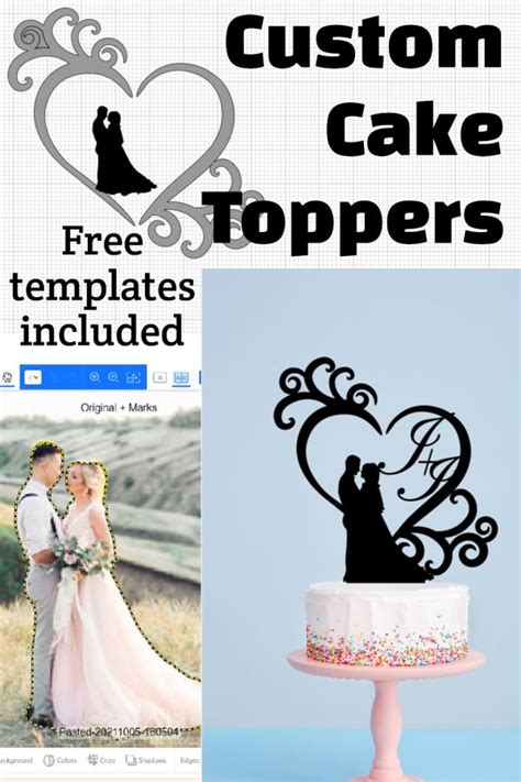 Wedding Cake Topper Templates