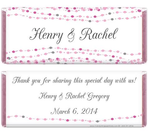 Wedding Candy Bar Wrappers Template 8