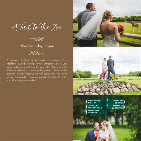 Example of a Wedding Ceremony Pamphlet with a Photo