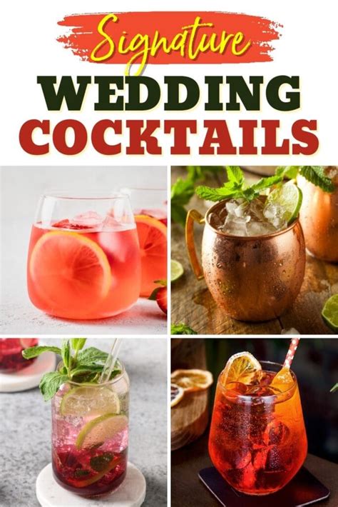 Wedding Cocktail Recipes