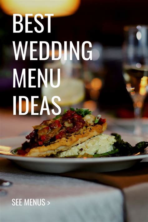 Wedding Dinner Menu Ideas