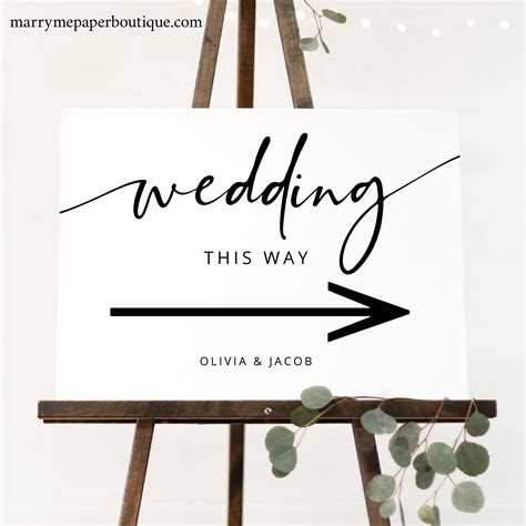 Wedding Directional Template