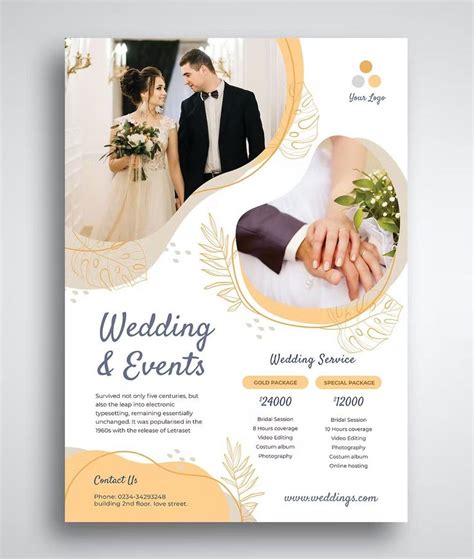 Beachy Keen Wedding Flyer Design Template