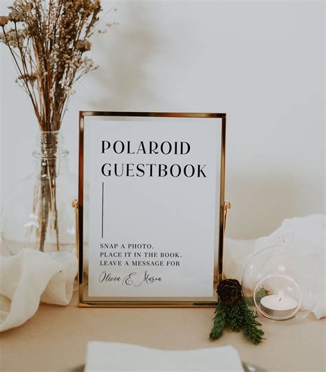 Wedding guest book sign