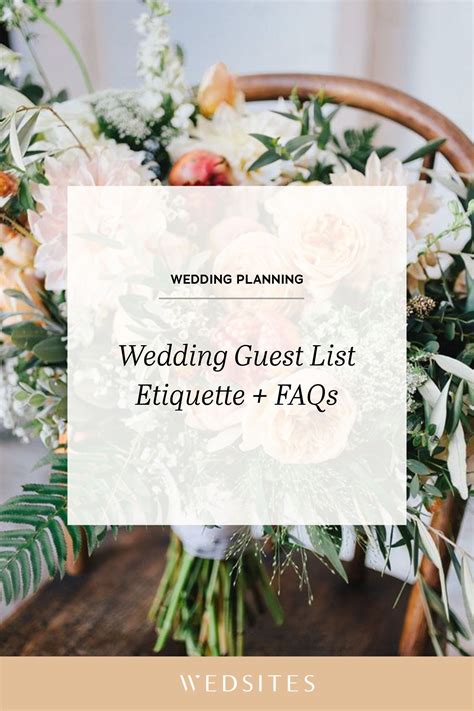 Wedding Guest List Etiquette