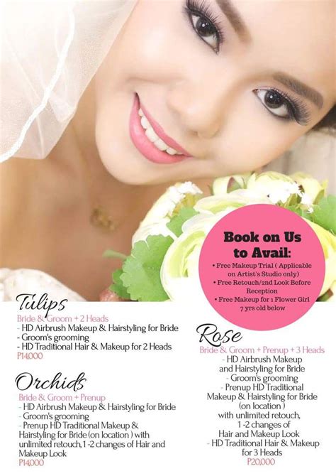 Wedding Hair and Makeup Packages