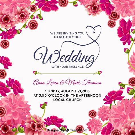 Wedding invitation design