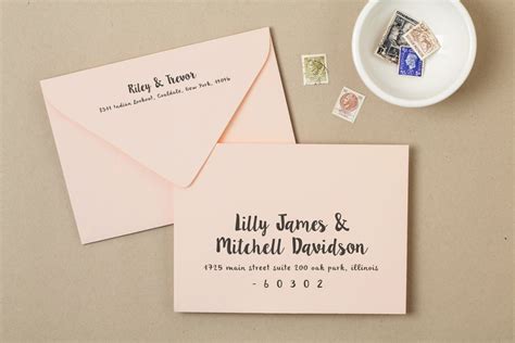 Wedding Invitation Envelope Template 3