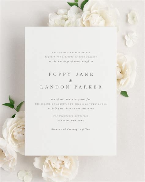 Wedding Invitation Etiquette