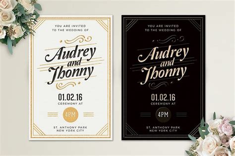 Wedding Invitation Template Design Ideas