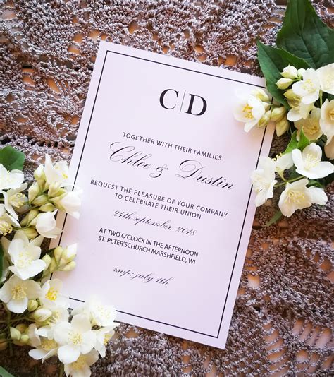 Glamorous Wedding Invitation Template