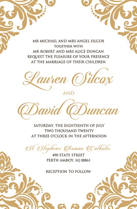 Wedding Invitation Wording and Etiquette