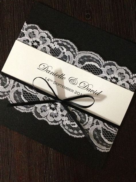 Wedding Invitations with Lace