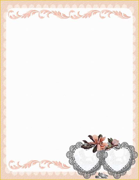 Wedding Letterhead Template 3