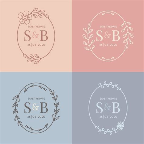 Wedding Logo Template Example 4