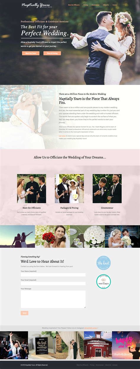 Wedding Officiant Website Design Essentials