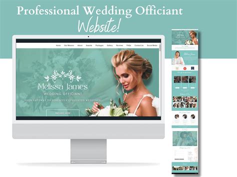 Wedding Officiant Website Features