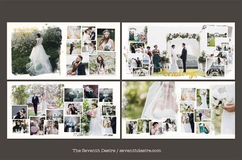 Wedding Photobook Template for InDesign