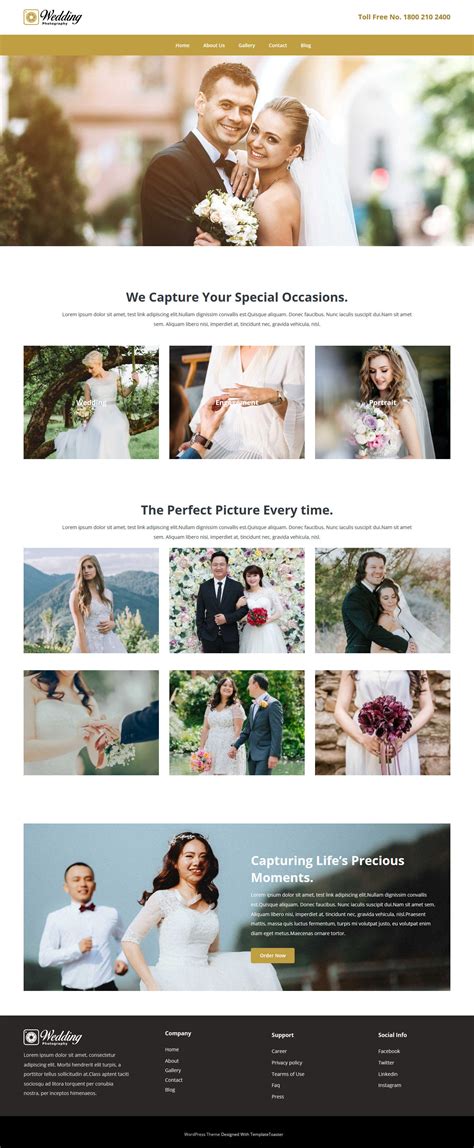 Wedding Photography Template