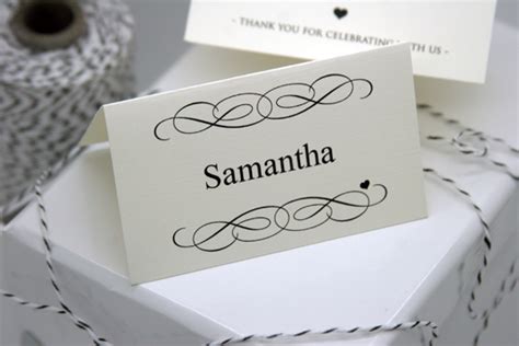 Free Wedding Place Card Printables