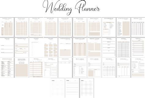 Wedding Planner Template Example 2