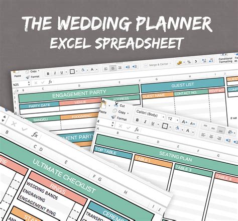 Wedding Planning Spreadsheet