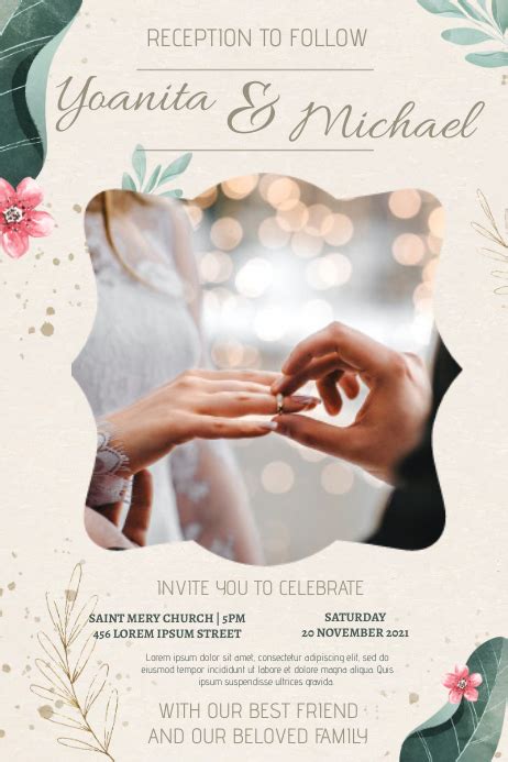 Wedding Poster Template