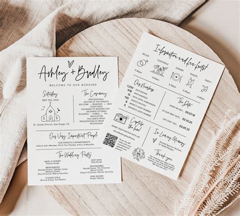 Wedding Program Ideas