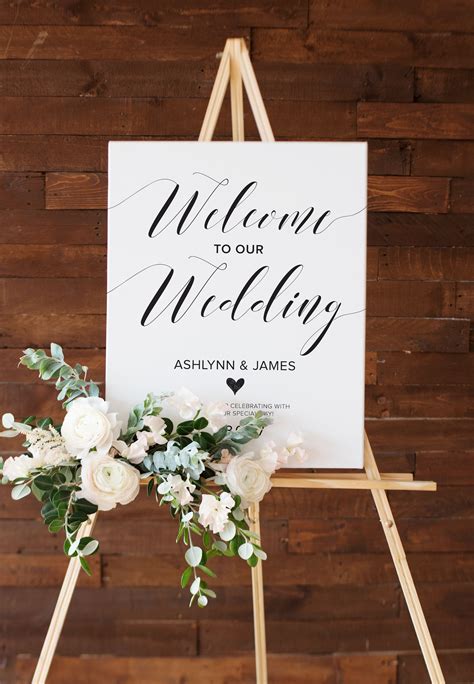 wedding reception signs