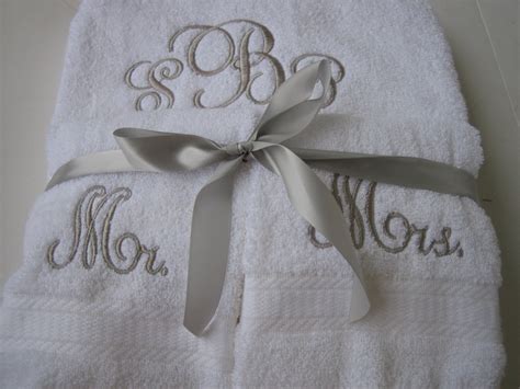 Monogrammed Towels