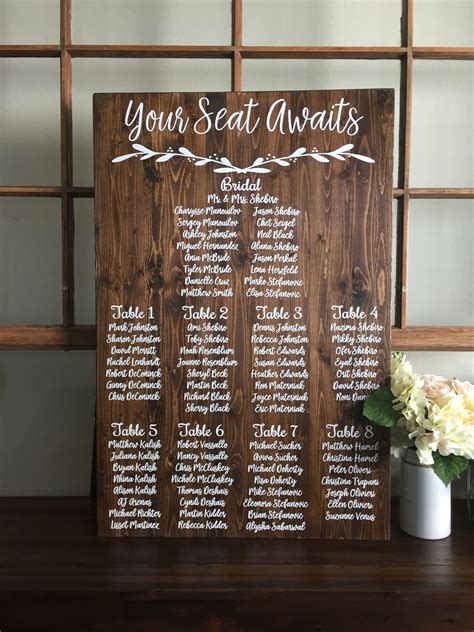 Wedding Seating Chart