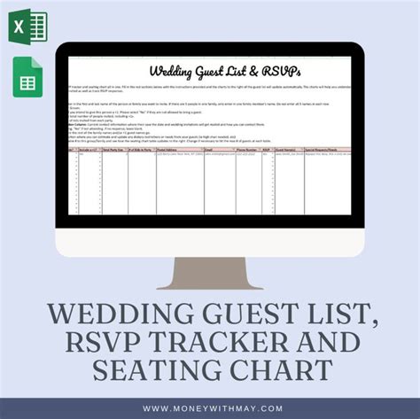 Wedding Seating Chart with RSVP Tracking