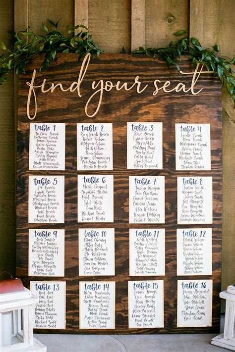 Wedding Seating Chart Tips