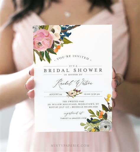 Wedding Shower Invitation Template 2