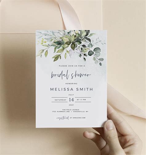 Wedding Shower Invitation Template 4