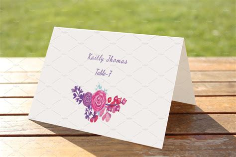 Wedding Shower Place Cards Template