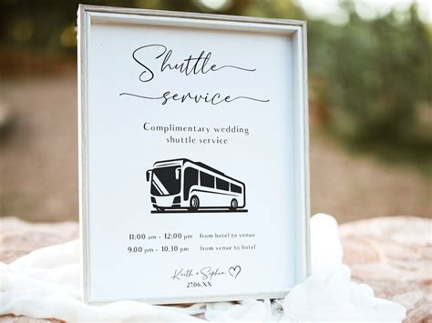 Benefits of a Wedding Shuttle Schedule Template