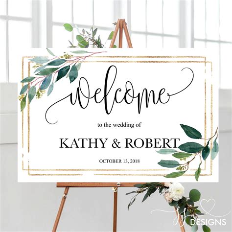 Wedding Sign Template App Example