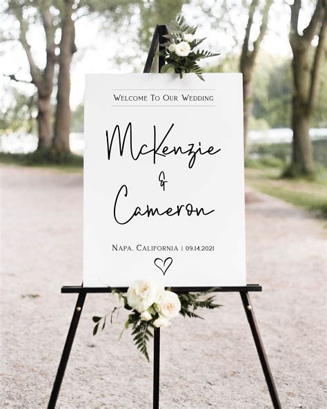 Wedding Sign Template Example 10