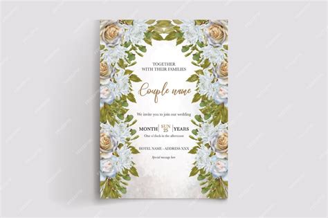 Wedding Video Invitation Template Example