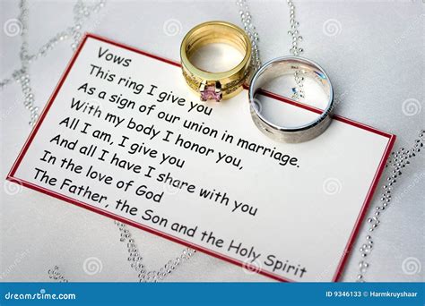 Wedding Vows and Rings