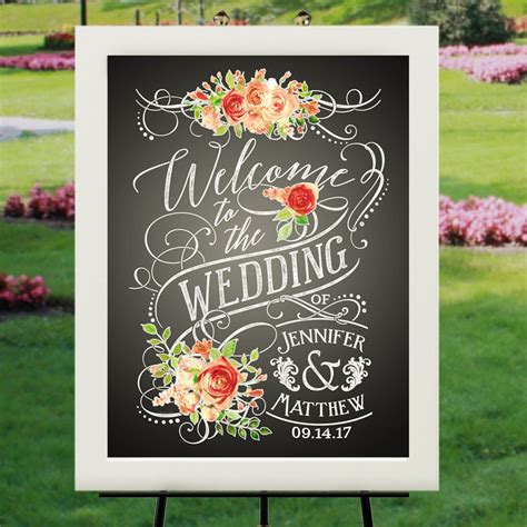 Wedding Welcome Poster Ideas