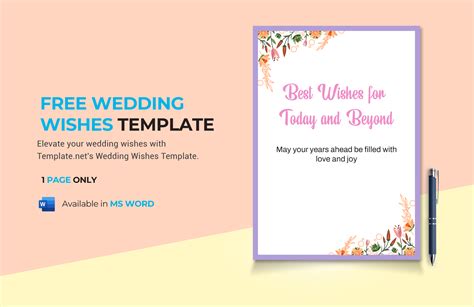 wedding wishes video template