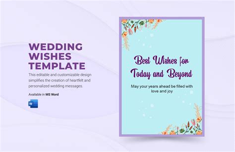 Wedding Wishes Video Template Design