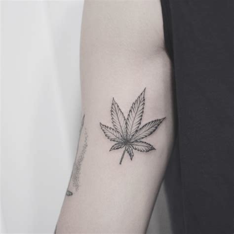 Weed Plant Tattoo Designs and Styles