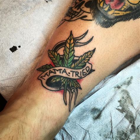 Weed tattoo community and culture