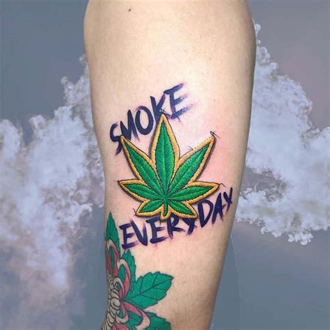 Weed tattoo inspiration and ideas